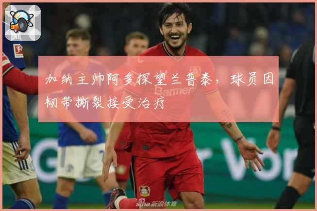 加纳主帅阿多探望兰普泰，球员因韧带撕裂接受治疗